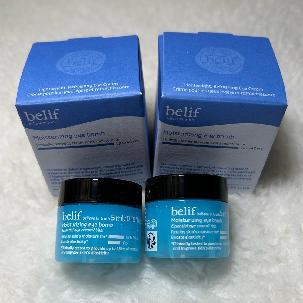 Belif Moisturizing Eye Bomb 2 Pack NEW